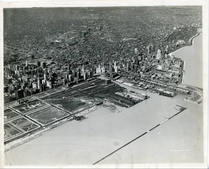 Grant Park and the Loop 1929
